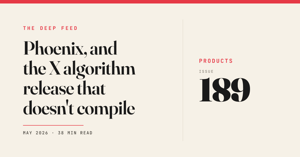 Phoenix, and the X algorithm release that doesn't compile