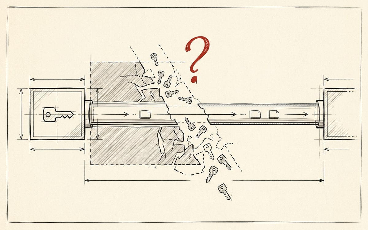The unsolved auth gap — broken handshake at the transport seam