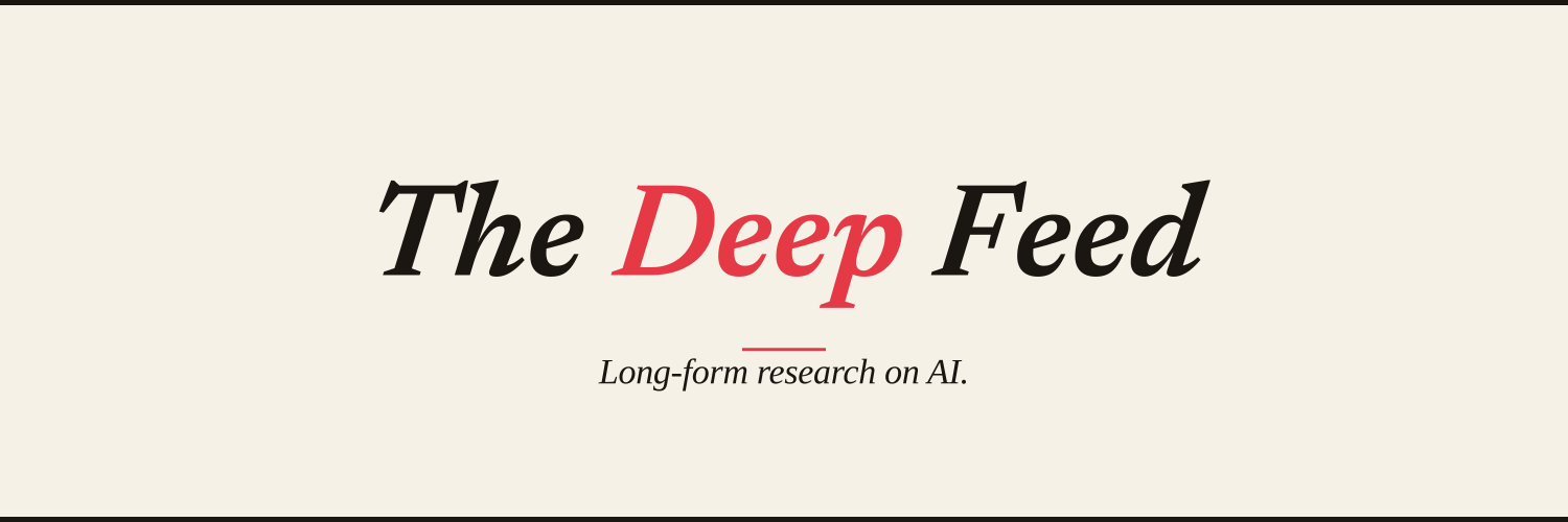 The Deep Feed Twitter/X header